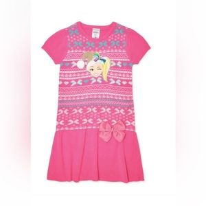 Jojo Siwa Knit Sweater Dress NWT Pink 7-8